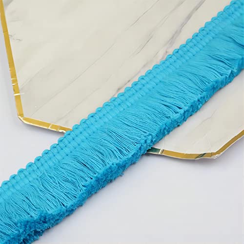 4 Meters 3,8 cm Dicke Baumwoll Fransenborte, Fransenband Quasten Trim HäKelband Spitzenband Trimmen Spitzenborte Dekoborte FransenbordüRe Quastenbesatz Gardinenband StoffbordüRe NäHborte,Himmelblau 4 Meters 3,8 cm Dicke Baumwoll Fransenborte, Fransenband Quasten Trim HäKelband Spitzenband Trimmen Spitzenborte Dekoborte FransenbordüRe Quastenbesatz Gardinenband StoffbordüRe NäHborte,Himmelblau von JekyTMP