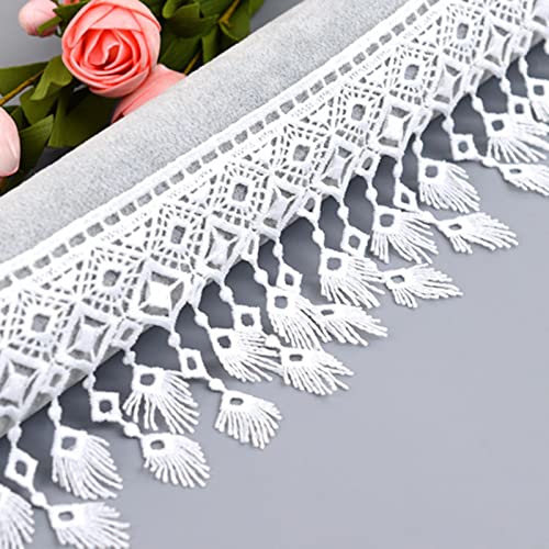 4 Yards 8cm Zarte Fransen Spitze Fransenborte Fringe Fransenband Quasten Trim Zierspitze HäKelband Spitze Borte HäKelspitze Dekoband BäNder Spitzenband Fransenbesatz Spitzenbesatz Spitzenborte,Weiß B 4 Yards 8cm Zarte Fransen Spitze Fransenborte Fringe Fransenband Quasten Trim Zierspitze HäKelband Spitze Borte HäKelspitze Dekoband BäNder Spitzenband Fransenbesatz Spitzenbesatz Spitzenborte,Weiß B von JekyTMP