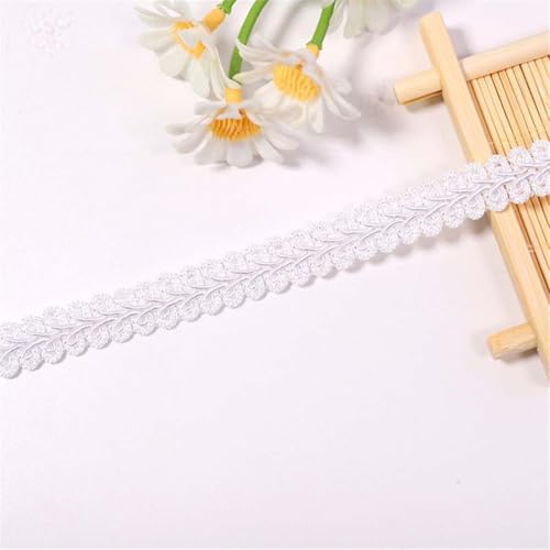 5 Meters 12 mm Polyester Spitzenband, Spitzenborte, Zierborte, Dekoband, Borten BäNder, Spitzenstoff, Bortenband, Spitzenbesatz, HäKelband, Geschenkband, Lace Ribbon zum Nähen,DIY Basteln,Deko (Weiß) 5 Meters 12 mm Polyester Spitzenband, Spitzenborte, Zierborte, Dekoband, Borten BäNder, Spitzenstoff, Bortenband, Spitzenbesatz, HäKelband, Geschenkband, Lace Ribbon zum Nähen,DIY Basteln,Deko (Weiß) von JekyTMP