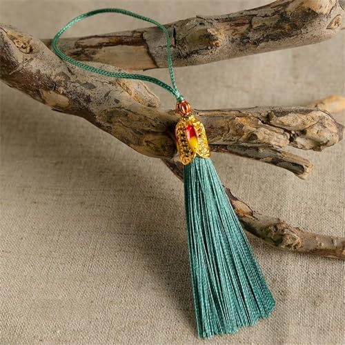 5 Stück 6cm Handgemachte Seidige Handwerk Quaste Bunte Troddel Anhänger Kleine Quasten Anhänger Lange Quastenanhänger Fransen Tassels für Schmuckherstellung Souvenir Lesezeichen DIY Zubehör (Cyan) 5 Stück 6cm Handgemachte Seidige Handwerk Quaste Bunte Troddel Anhänger Kleine Quasten Anhänger Lange Quastenanhänger Fransen Tassels für Schmuckherstellung Souvenir Lesezeichen DIY Zubehör (Cyan) von JekyTMP