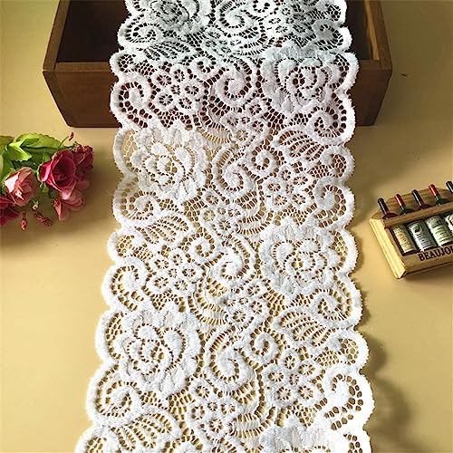 5 Yards 15 cm Breite Vintage Spitzenborte Spitzenband Spitzenbordüre Dekoband Zierband Spitzenstoff Spitzenbesatz HäKelband Lace Textilborte NäHspitze BordüRe Spitze Bänder zum Nähen, DIY(C-Weiß) 5 Yards 15 cm Breite Vintage Spitzenborte Spitzenband Spitzenbordüre Dekoband Zierband Spitzenstoff Spitzenbesatz HäKelband Lace Textilborte NäHspitze BordüRe Spitze Bänder zum Nähen, DIY(C-Weiß) von JekyTMP