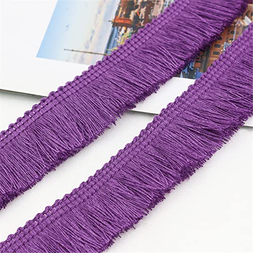 6 Meters 25mm Baumwolle Fransenbesatz FransenbordüRe Fransenborte Band Fringe Fransenband Quasten Trim MöBelfransen Spitzenband HäKelband Spitzenborte für Kleidung Vorhang Wohnaccessoires,Dunkellila 6 Meters 25mm Baumwolle Fransenbesatz FransenbordüRe Fransenborte Band Fringe Fransenband Quasten Trim MöBelfransen Spitzenband HäKelband Spitzenborte für Kleidung Vorhang Wohnaccessoires,Dunkellila von JekyTMP