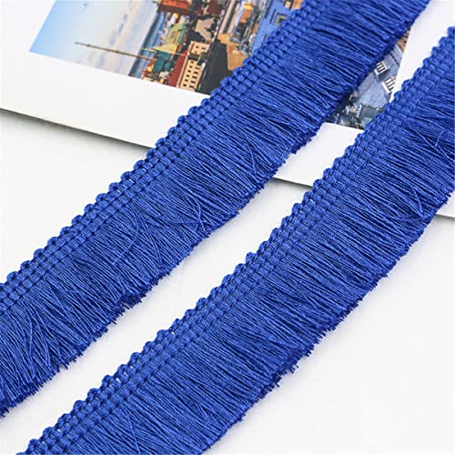 6 Meters 25mm Baumwolle Fransenbesatz FransenbordüRe Fransenborte Band Fringe Fransenband Quasten Trim MöBelfransen Spitzenband HäKelband Spitzenborte für Kleidung Vorhang Wohnaccessoires,Königsblau 6 Meters 25mm Baumwolle Fransenbesatz FransenbordüRe Fransenborte Band Fringe Fransenband Quasten Trim MöBelfransen Spitzenband HäKelband Spitzenborte für Kleidung Vorhang Wohnaccessoires,Königsblau von JekyTMP