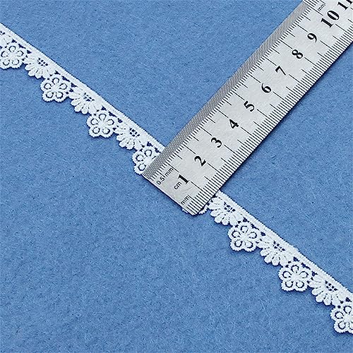 6 Yards Länge 1,4 cm Breite Stickerei Spitzenborte, Spitzenband Dekoband Spitzenbänder Borten Und BäNder Zum NäHen Spitze Meterware Spitzenbesatz Geschenkband Häkelband Jacquardband NäHgüRtel(Weiß C) 6 Yards Länge 1,4 cm Breite Stickerei Spitzenborte, Spitzenband Dekoband Spitzenbänder Borten Und BäNder Zum NäHen Spitze Meterware Spitzenbesatz Geschenkband Häkelband Jacquardband NäHgüRtel(Weiß C) von JekyTMP