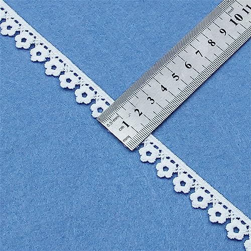 6 Yards Länge 1,5 cm Breite Stickerei Spitzenborte, Spitzenband Dekoband Spitzenbänder Borten Und BäNder Zum NäHen Spitze Meterware Spitzenbesatz Geschenkband Häkelband Jacquardband NäHgüRtel(Weiß D) 6 Yards Länge 1,5 cm Breite Stickerei Spitzenborte, Spitzenband Dekoband Spitzenbänder Borten Und BäNder Zum NäHen Spitze Meterware Spitzenbesatz Geschenkband Häkelband Jacquardband NäHgüRtel(Weiß D) von JekyTMP