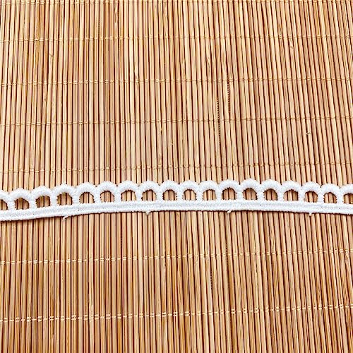 8 Yards 1 cm Spitzenband Schmal, Stickerei Spitzenborte Dekoband Lace Trim Zierband HäKelborte Spitzenbesatz Nähborte Saumspitze GehäKelteborte Spitzenstoff für Hochzeit Deko Handwerk Nähen(Weiss) 8 Yards 1 cm Spitzenband Schmal, Stickerei Spitzenborte Dekoband Lace Trim Zierband HäKelborte Spitzenbesatz Nähborte Saumspitze GehäKelteborte Spitzenstoff für Hochzeit Deko Handwerk Nähen(Weiss) von JekyTMP