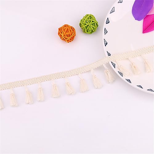 8 Yards 4 cm Farbige Fransenborte, Fransenband, Quasten Trim, Baumwollspitze, HäKelband, Spitze Borte, Dekoband, BäNder BordüRe, Spitzenband Fransenbesatz Tanzfransen Spitzenrand für Nähen (03_Beige) 8 Yards 4 cm Farbige Fransenborte, Fransenband, Quasten Trim, Baumwollspitze, HäKelband, Spitze Borte, Dekoband, BäNder BordüRe, Spitzenband Fransenbesatz Tanzfransen Spitzenrand für Nähen (03_Beige) von JekyTMP