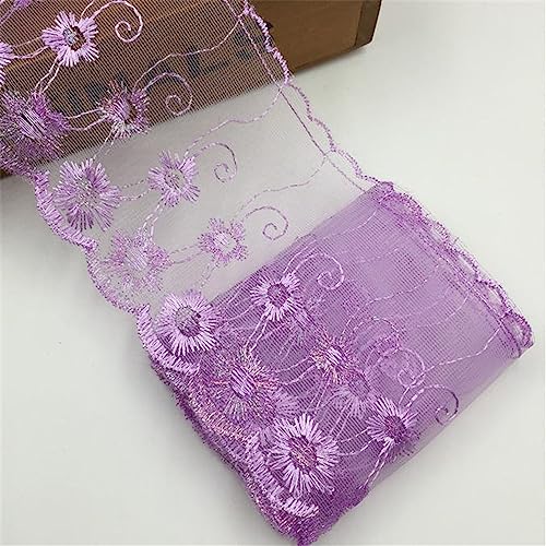 9 Yards 8 cm Spitzenband Vintage Spitzenbordüre Breite Spitzenborte Zierband Dekoband Spitzenstoff Spitzenbesatz HäKelband Lace Textilborte WäSchespitze BordüRe Spitze zum Nähen, DIY Basteln(Lila) 9 Yards 8 cm Spitzenband Vintage Spitzenbordüre Breite Spitzenborte Zierband Dekoband Spitzenstoff Spitzenbesatz HäKelband Lace Textilborte WäSchespitze BordüRe Spitze zum Nähen, DIY Basteln(Lila) von JekyTMP