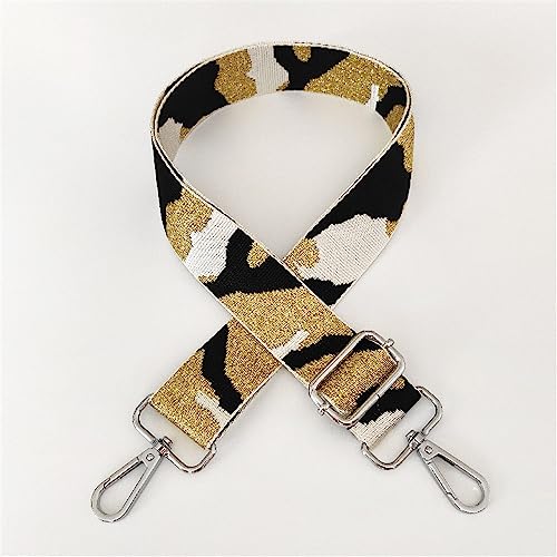 Breite 3,8 cm Verstellbarer Taschengurt zum Wechseln Schultergurt für Taschen Schulterriemen mit Karabiner Umhängegurt Taschenriemen Taschenhenkel für Taschen und Handtaschen DIY Zubehör(Weißes Gold) Breite 3,8 cm Verstellbarer Taschengurt zum Wechseln Schultergurt für Taschen Schulterriemen mit Karabiner Umhängegurt Taschenriemen Taschenhenkel für Taschen und Handtaschen DIY Zubehör(Weißes Gold) von JekyTMP