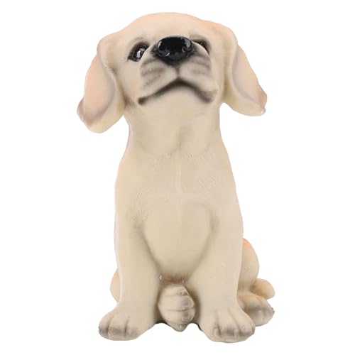 Jenngaoo Gelbe Labrador Welpen Figur aus Resin, 7,5x7,5x14 cm Sitzende Hundedekoration für Desktop, Bücherregal, Garten Deko und für Hundeliebhaber Jenngaoo Gelbe Labrador Welpen Figur aus Resin, 7,5x7,5x14 cm Sitzende Hundedekoration für Desktop, Bücherregal, Garten Deko und für Hundeliebhaber von Jenngaoo