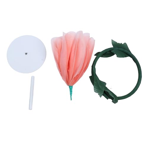 Jenngaoo Große künstliche Pfingstrose Blume, Eisen PVC und Organza Material mit stabilem Fundament und biegsamem Stiel ca. 60cm Höhe für Hochzeitsdekoration, Partys, Schaufensterde von Jenngaoo