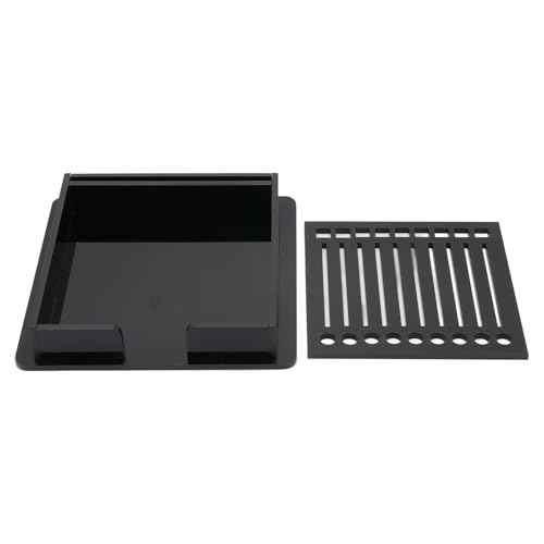 Jenngaoo Haftnotiz Schablone, ABS Notizblock Organizer mit Haftnotiz für 3 x 3 Zoll große Notizblöcke, Pop Up Notizen für Schreibtisch, Büro, Zuhause, Schulbedarf von Jenngaoo