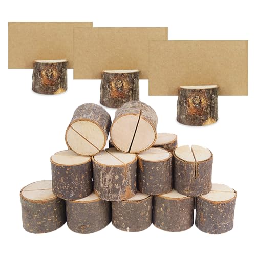 Jenngaoo Kartenhalter Holz 10 Stück, Tischkartenhalter Fotohalter Memohalter Runder Tischnummernständer für Hochzeit Geburtstag Babyparty Jenngaoo Kartenhalter Holz 10 Stück, Tischkartenhalter Fotohalter Memohalter Runder Tischnummernständer für Hochzeit Geburtstag Babyparty von Jenngaoo