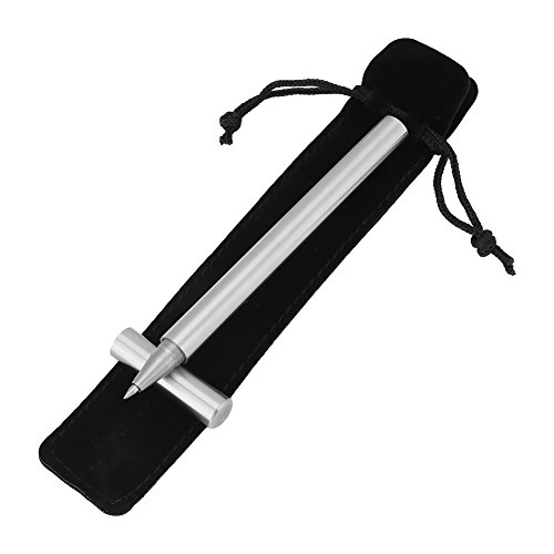 Jenngaoo Kugelschreiber Edelstahl Silber Kugelschreiber Bolt Action Pen Protable Metal Fine Point Pocket Pen Roller Kugelschreiber für Männer Frauen Freund Klassenkamerad Lehrer, Schwarze Tinte Jenngaoo Kugelschreiber Edelstahl Silber Kugelschreiber Bolt Action Pen Protable Metal Fine Point Pocket Pen Roller Kugelschreiber für Männer Frauen Freund Klassenkamerad Lehrer, Schwarze Tinte von Jenngaoo