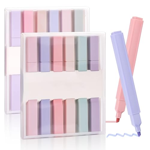 12er Set Pastell-Leuchtstifte Leuchtmarker Stifte für Kinder & Erwachsene Aesthetic Marker Stifte Textmarker Set für Schulbedarf & Büro Hervorragend für Notizbuch, Tagebuch, Zeitschrift 12er Set Pastell-Leuchtstifte Leuchtmarker Stifte für Kinder & Erwachsene Aesthetic Marker Stifte Textmarker Set für Schulbedarf & Büro Hervorragend für Notizbuch, Tagebuch, Zeitschrift von Jennytim