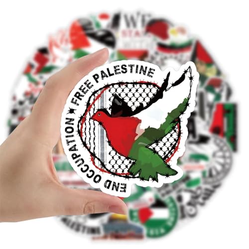 Jennytim 100 Stück Free Palestine Graffiti Aufkleber – Wasserdichte Autosticker, Wanddekoration, Laptop & Fenster,Skateboard usw– Abziehbare Palästina Flagge Sticker für Auto, Helm Jennytim 100 Stück Free Palestine Graffiti Aufkleber – Wasserdichte Autosticker, Wanddekoration, Laptop & Fenster,Skateboard usw– Abziehbare Palästina Flagge Sticker für Auto, Helm von Jennytim