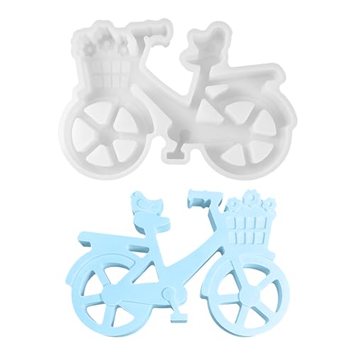 3D Silikonformen Gießformen Epoxidharz, Kaninchen -Fahrradstyling Formen für Epoxidharz Silikonformen Silikon Formen zum Gießen Gips Gießformen Silikon Gießform Frühling Silikonform Hase (C) von Jenshhch