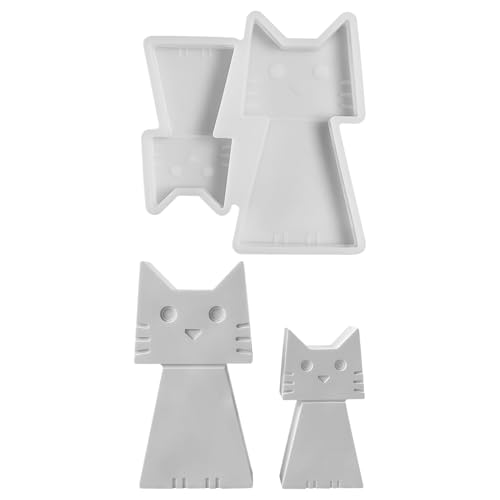 Jenshhch 3D Katzen Silikon Gießform Für Gips Epoxidharz Kerzen Basteln Deko Handwerk Jenshhch 3D Katzen Silikon Gießform Für Gips Epoxidharz Kerzen Basteln Deko Handwerk von Jenshhch