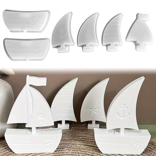Jenshhch 4er Set Silikonformen Blumenkugel Kerzenhalter Gießformen Für Epoxidharz Gips Basteln DIY Harzformen Flexible Handwerkformen von Jenshhch