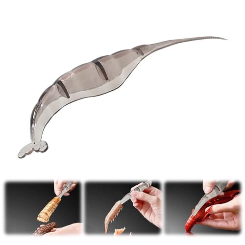 Jenshhch Garnelenschäler Küchenwerkzeug Multifunktional Shrimp Peeler Für Garnelen Meeresfrüchte Und Krustentiere (B) von Jenshhch