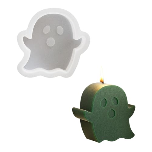 Jenshhch Halloween Kürbis Silikonform Kerzenhalter Gießformen 3D Herbst DIY Kerzenherstellung Für Kreatives Basteln Und Home Decor (B) von Jenshhch