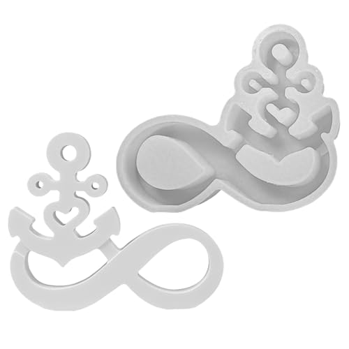 Jenshhch Silikon Gießformen Anker 3D Maritim Gipsform Kerzenformen DIY Für Gießen von Gips Kerzen Epoxidharz Basteln Geschenke von Jenshhch