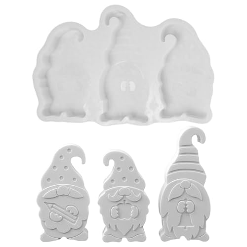 Jenshhch Silikon Gießformen Für Wichtel DIY Gipsform Ostern Handwerk Frühlingsdeko mit Frühlingsmotiven von Jenshhch