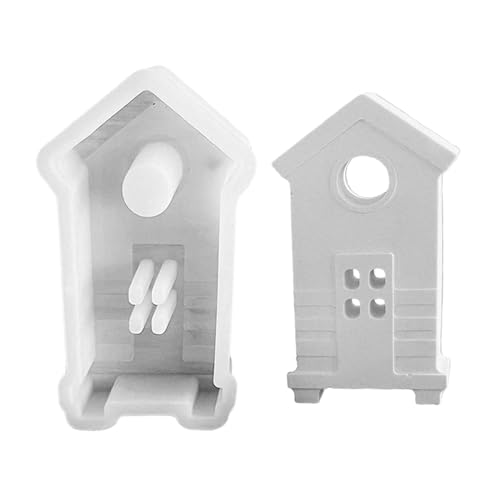Jenshhch Silikonformen 3er Set Haus Leuchtturm Segelboot Maritim Anker Gipsformen DIY Kerzen Seifen Resin Gussformen für Handwerk Dekoration (A) von Jenshhch