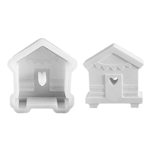 Jenshhch Silikonformen 3er Set Haus Leuchtturm Segelboot Maritim Anker Gipsformen DIY Kerzen Seifen Resin Gussformen für Handwerk Dekoration (C) von Jenshhch
