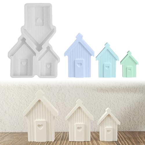 Jenshhch Silikonformen Gießformen Gipsformen zum Gießen Kerzen Handwerk Flexible Wiederverwendbare Backform für DIY Bastelprojekte und Home Decor Jenshhch Silikonformen Gießformen Gipsformen zum Gießen Kerzen Handwerk Flexible Wiederverwendbare Backform für DIY Bastelprojekte und Home Decor von Jenshhch