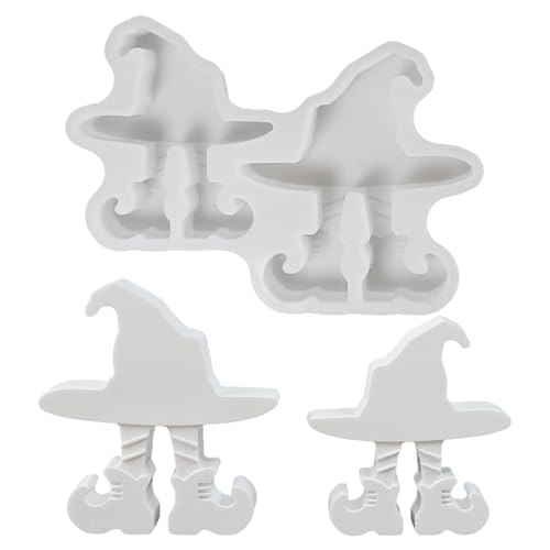 Jenshhch Silikonformen Gießformen Halloween, Silikon Gießformen Ornament, 3D Relief Silikonform Halloween DIY Handmade Für Gips Epoxidharz Basteln Tierformen (A) von Jenshhch