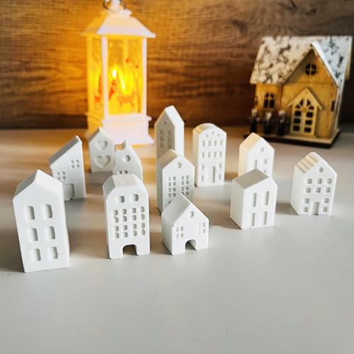 Silikonformen Gießformen Häuser Weihnachten Kerzenformen, 12 Stück Silikonform Haus mit Fenster, Häuser Silikonform Weihnachten Kerzenhalter Gießformen, Haus Giessform Silikon Gießformen für Beton Silikonformen Gießformen Häuser Weihnachten Kerzenformen, 12 Stück Silikonform Haus mit Fenster, Häuser Silikonform Weihnachten Kerzenhalter Gießformen, Haus Giessform Silikon Gießformen für Beton von Jenshhch