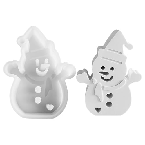 Silikonformen Gießformen Weihnachten, Schneemann Silikonform Weihnachten, DIY Gießform Weihnachten Silikonform Kerzenhalter, Gießformen Silikon Weihnachten Giessformen Silikon zur Weihnachtsdeko (B) Silikonformen Gießformen Weihnachten, Schneemann Silikonform Weihnachten, DIY Gießform Weihnachten Silikonform Kerzenhalter, Gießformen Silikon Weihnachten Giessformen Silikon zur Weihnachtsdeko (B) von Jenshhch
