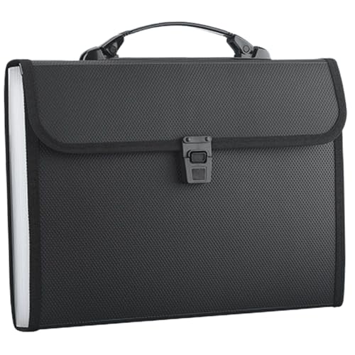 Akkordeonordner, Akkordeondatei Organizer, wasserdichtes 13x9.4 Datei Organizer mit Handle und 13 Taschen, die das tragbare Reißverschluss für Buchstaben/A4, Schwarz erweitern, erweitern Akkordeonordner, Akkordeondatei Organizer, wasserdichtes 13x9.4 Datei Organizer mit Handle und 13 Taschen, die das tragbare Reißverschluss für Buchstaben/A4, Schwarz erweitern, erweitern von Jeorywoet