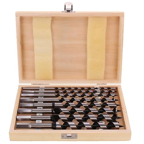 Bohrbitset, 8pcs Twist Bohrbitset, 9 Zoll lang 6-20 mm robuster Holzschnee mit Holz für Metallbearbeitung, Holzbearbeitung Bohrbitset, 8pcs Twist Bohrbitset, 9 Zoll lang 6-20 mm robuster Holzschnee mit Holz für Metallbearbeitung, Holzbearbeitung von Jeorywoet