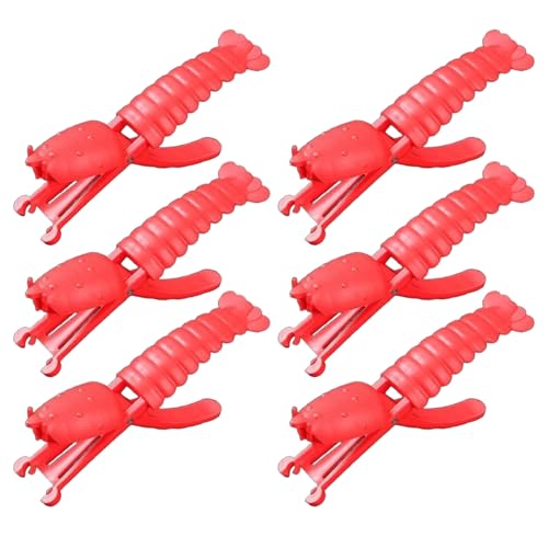 Crawfish Peeler, 6pcs Crawfish Peeler -Werkzeug, praktischer Kunststoff mit Komfortgriff, Meeresfrüchte -Werkzeug für Erwachsene, Kind, professioneller Küchenchef, Meeresfrüchtewerkzeuge von Jeorywoet