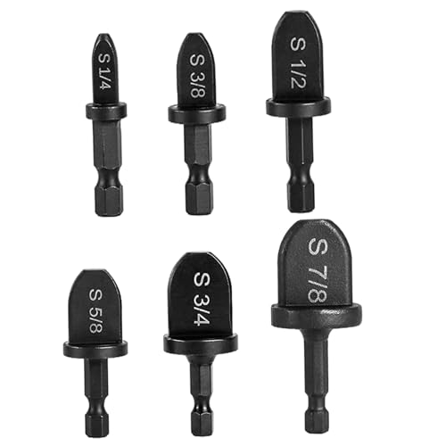 Flacking -Werkzeug HLK, 6PCS -Schwankungswerkzeugbohrer, Reparatur von Set aufflackern HLK -Kupferrohr -Reibahnen, Handbuch für Zuhause von Jeorywoet