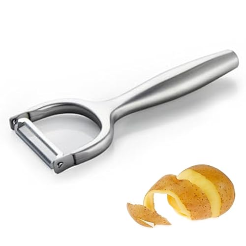 Gemüseschältes, Kartoffelschäler, 6, 6x2, 6 Edelstahlgeschwindigkeit, Y-Form-Gemüse mit nicht rutschem Griff, rotbare Obstschale für Küche, Obst von Jeorywoet