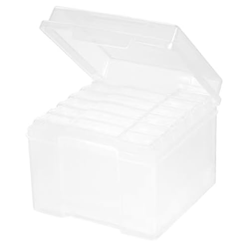 Jeorywoet Fotobox, Fotospeicherboxen 8x8x6 Zoll Clear Box mit 6 inneren Hüllen Plastikfoto Aufbewahrungsorganisator für Samenkarten Bildfahrzeug für Heimküche Jeorywoet Fotobox, Fotospeicherboxen 8x8x6 Zoll Clear Box mit 6 inneren Hüllen Plastikfoto Aufbewahrungsorganisator für Samenkarten Bildfahrzeug für Heimküche von Jeorywoet