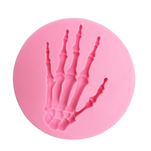 Jeorywoet Halloween Silikonform Schädel Hand Horror Modellierung Form DIY Backdekoration Form zum Backen von Silikonformen von Jeorywoet