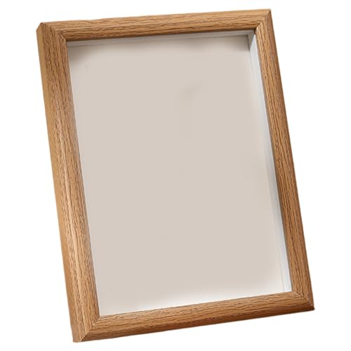 Jeorywoet Holz Bilderrahmen, 6x8 Bilderrahmen, natürliche Holzrahmen, Rechteck kreativer DIY -Fotorahmen für Wandbefestigungstisch Tisch Display Home Decor, einzigartig von Jeorywoet