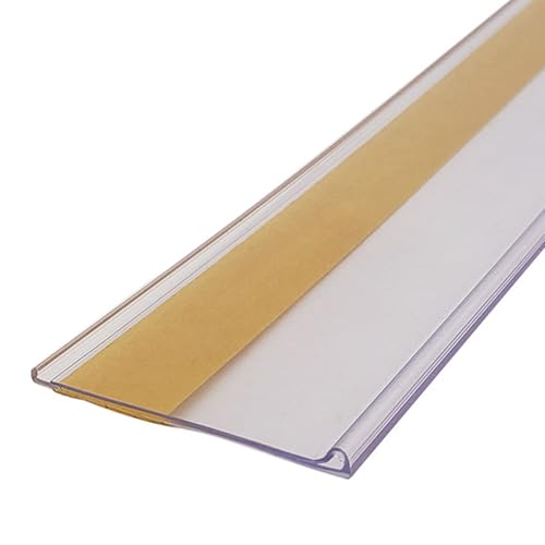 Kunststoff -Etikettenhalter, 25 pcs Regal Etiketthalter, 47x1, 7 Zoll Selbstkleber klarer Kunststoffpreis für Metallholzregal Kunststoff -Etikettenhalter, 25 pcs Regal Etiketthalter, 47x1, 7 Zoll Selbstkleber klarer Kunststoffpreis für Metallholzregal von Jeorywoet