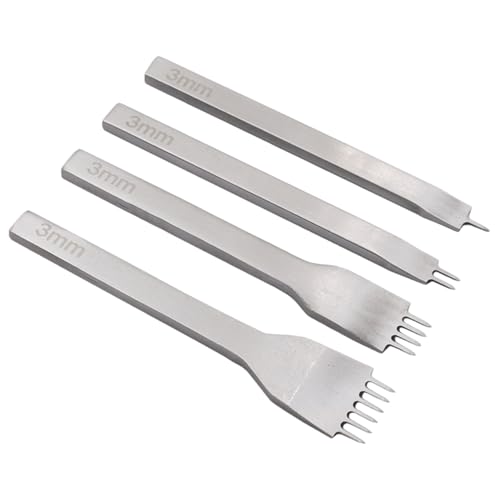 Leder-Crafting-Kit, Ledernähte Punch, 4-Stück 1/2/4/6 Stecker Crafting Kit, Metall Hole Punch Tool, DIY-Werkzeuge für funktionierende Handwerksprojekte, Bastelkits Leder-Crafting-Kit, Ledernähte Punch, 4-Stück 1/2/4/6 Stecker Crafting Kit, Metall Hole Punch Tool, DIY-Werkzeuge für funktionierende Handwerksprojekte, Bastelkits von Jeorywoet
