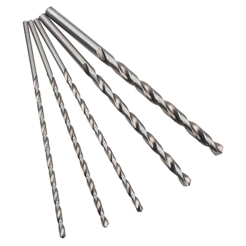 Metrisches Bohrbit Set, 5pcs Twist Drill Bit Set, 8 Zoll lang 4/5/6/8/10 mm Hochgeschwindigkeitsstahl gerade Shank für Metallbearbeitung, Holzbearbeitung Metrisches Bohrbit Set, 5pcs Twist Drill Bit Set, 8 Zoll lang 4/5/6/8/10 mm Hochgeschwindigkeitsstahl gerade Shank für Metallbearbeitung, Holzbearbeitung von Jeorywoet