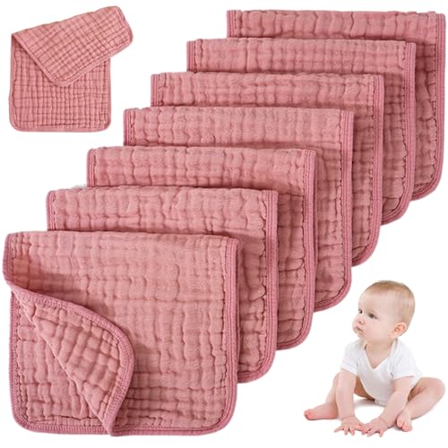 Musselin Burp -Tücher 6pcs 6 Schichten Baumwollgarn Rülpstlokale 10 x 20 weiche und absorbierende Baby Burp -Tücher tragbare Burpentücher für Babys Neutrales Burpentuch für Jungen und Mädchen, Mussel Musselin Burp -Tücher 6pcs 6 Schichten Baumwollgarn Rülpstlokale 10 x 20 weiche und absorbierende Baby Burp -Tücher tragbare Burpentücher für Babys Neutrales Burpentuch für Jungen und Mädchen, Mussel von Jeorywoet