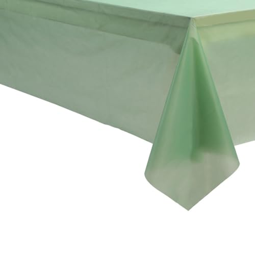 Jepeux Kunststoff-Tischdecke, 137,2 x 274,3 cm, rechteckige Einweg-Tischdecke, geeignet für Geburtstag, Abschlussfeier, Restaurant, Hochzeitsdekoration, Grasgrün, 2 Stück Jepeux Kunststoff-Tischdecke, 137,2 x 274,3 cm, rechteckige Einweg-Tischdecke, geeignet für Geburtstag, Abschlussfeier, Restaurant, Hochzeitsdekoration, Grasgrün, 2 Stück von Jepeux