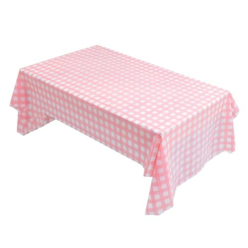 Jepeux Kunststoff-Tischdecke, quadratisch, 137,2 x 274,3 cm, rechteckig, Einweg-Tischdecke, geeignet für Geburtstag, Abschlussfeier, Restaurant, Hochzeitsdekoration, Rosa, 2 Stück Jepeux Kunststoff-Tischdecke, quadratisch, 137,2 x 274,3 cm, rechteckig, Einweg-Tischdecke, geeignet für Geburtstag, Abschlussfeier, Restaurant, Hochzeitsdekoration, Rosa, 2 Stück von Jepeux