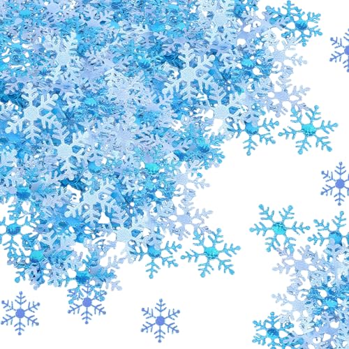 800 Stück Streudeko Weihnachten,Schneeflocken Deko,Tischdeko Weihnachten Schneeflocken Blaues, Geeignet für Winter, Hochzeit, Geburtstag, Feiertagsparty-Dekorationen 800 Stück Streudeko Weihnachten,Schneeflocken Deko,Tischdeko Weihnachten Schneeflocken Blaues, Geeignet für Winter, Hochzeit, Geburtstag, Feiertagsparty-Dekorationen von Jeqqinuz