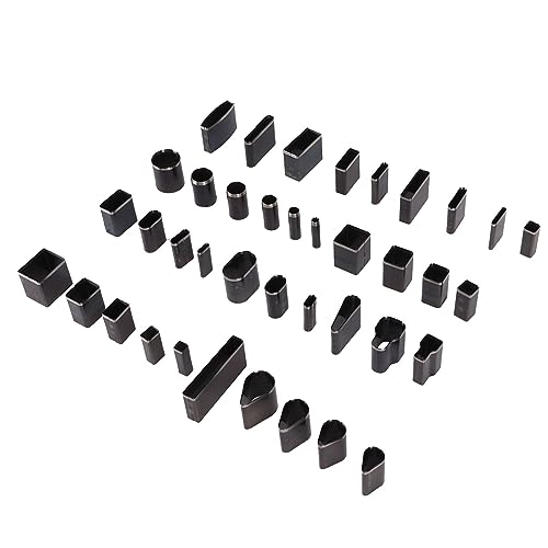 39 Formen Lederschneider Punch hohe Dichte hoher Kohlenstoffstahl dünne Schärfe Hohlschneider DIY -Handwerk Gürtel Aufbewahrungsbox 39 Formen Lederschneider Punch hohe Dichte hoher Kohlenstoffstahl dünne Schärfe Hohlschneider DIY -Handwerk Gürtel Aufbewahrungsbox von Jerliflyer