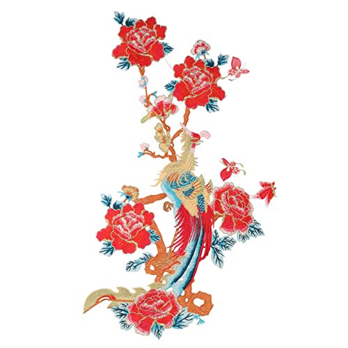 Blume Patch Phoenix Blumen Chinesischer Stil Nylongarn glänzend dekorative praktische Stickereien Wäsche Anwendung für Kleidungszubehör Blume Patch Phoenix Blumen Chinesischer Stil Nylongarn glänzend dekorative praktische Stickereien Wäsche Anwendung für Kleidungszubehör von Jerliflyer